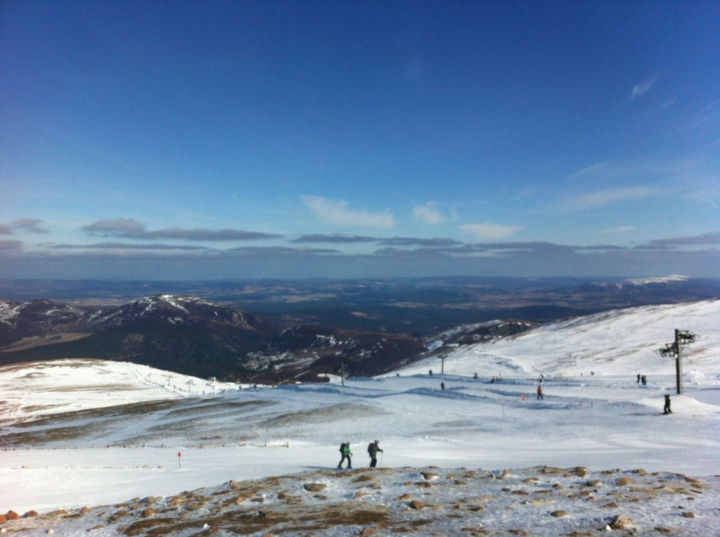 View from the top of Cairngorm